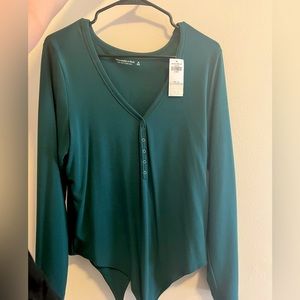 Abercrombie soft A&F bodysuit